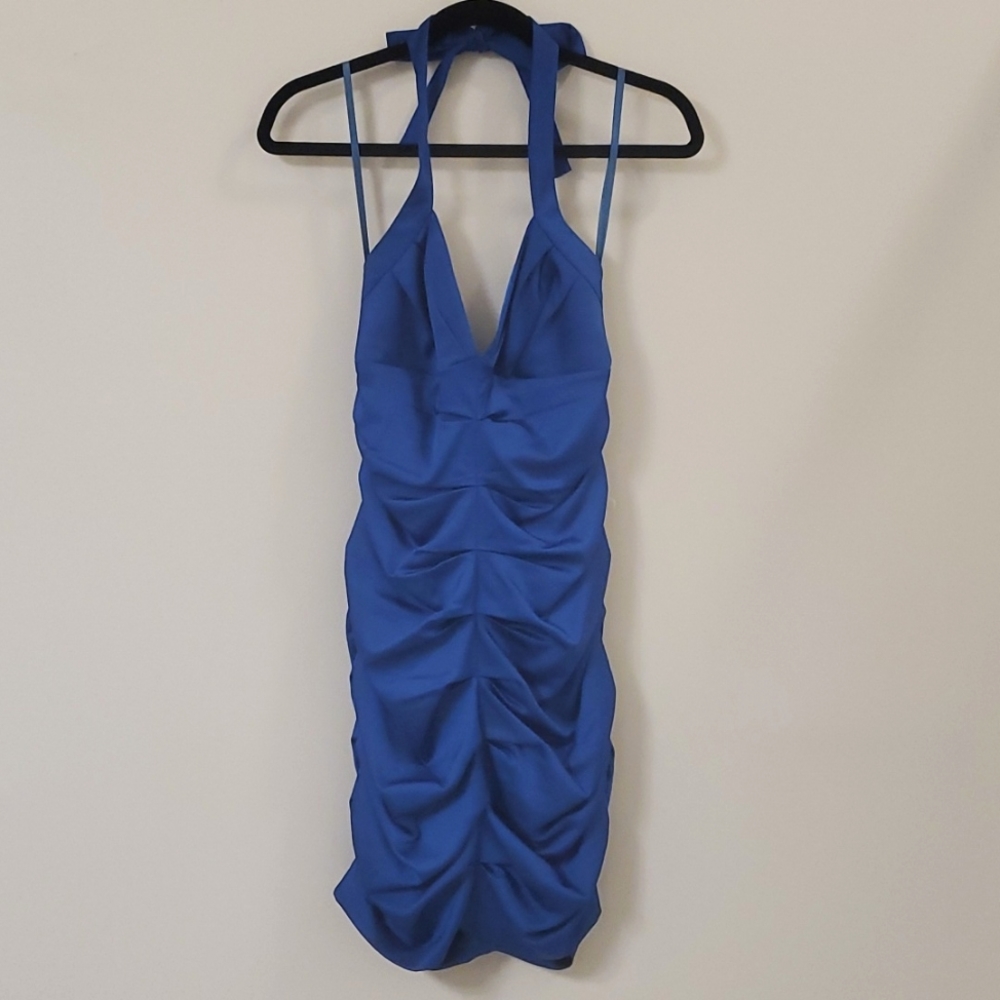 BCBGMAXAZRIA BLUE DRESS